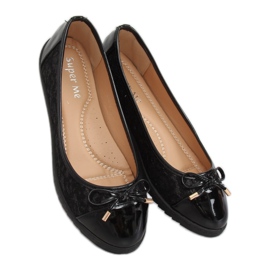 Balerini negri pentru femei 7846-P Negru 2