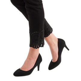 Small Swan Pompele clasice negru 1