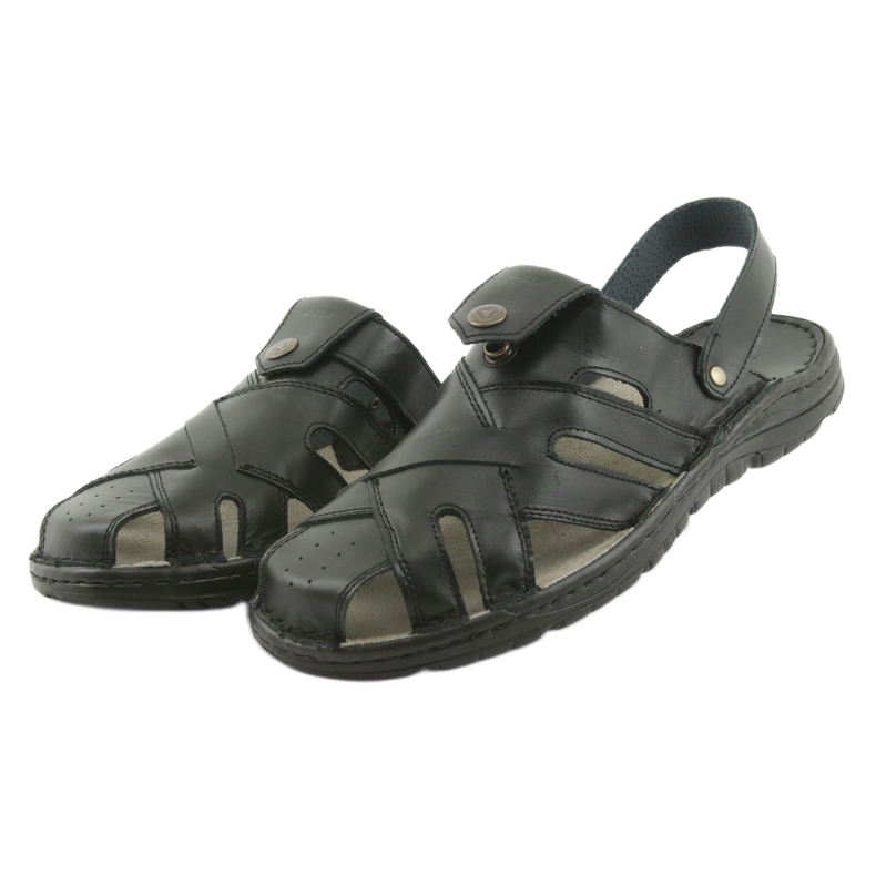 Papuci barbati Naszbut 051 negri negru 3