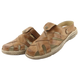 Papuci barbati Naszbut 051 bej 3