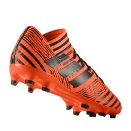 Ghete de fotbal Adidas Nemeziz 17.3 Fg M S80604 portocale portocale 1