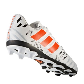 Ghete de fotbal Adidas Nemeziz Messi 17.4 FxG Jr S77200 alb 2