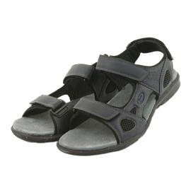 American Club Sandale sport americane HL06 negru albastru marin 3