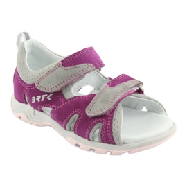 Sandale Velcro Bartek 16187 roz/gri 1 Sandale Velcro Bartek 16187 roz/gri 1