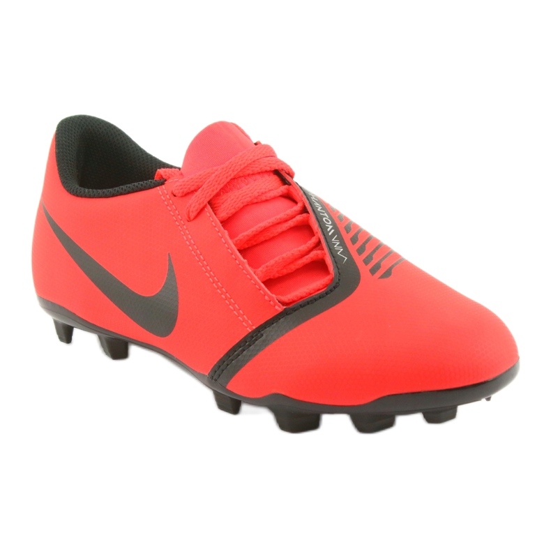 Pantofi de fotbal Nike Phantom Venom Club Fg Jr AO0396-600 multicolor portocale si rosii 1