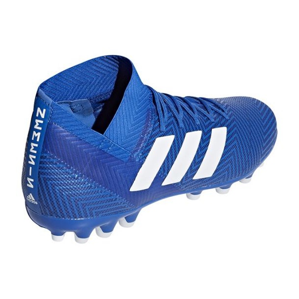 Ghete de fotbal Adidas Nemeziz 18.3 Ag M BC0301 albastru albastru 2