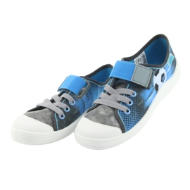 Pantofi pentru copii Befado ball 251Y120 albastru gri albastru marin 3