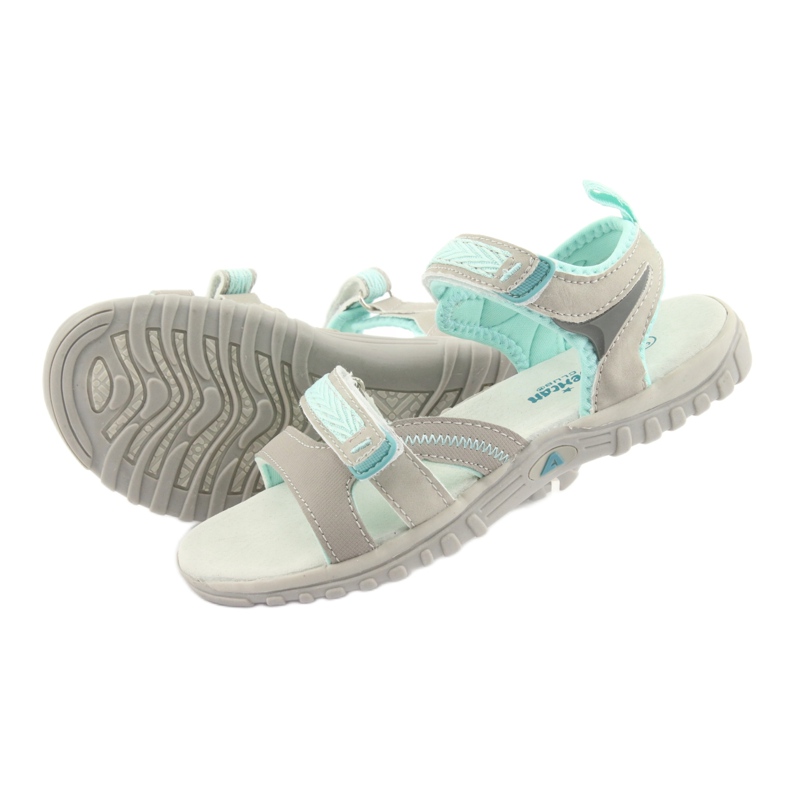 American Club Sandals American Sports Sports HL14 Grey/Green gri 4