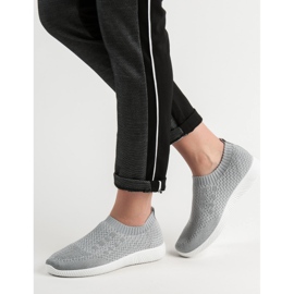 SHELOVET Încălțăminte de sport textilă gri 1