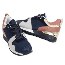 Albastru B-01 Încălțăminte sport albastră multicolor albastru marin 1