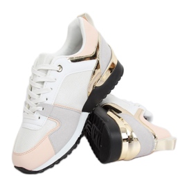 Încălțăminte sportă albă B-01 ALB / ROSU multicolor 1