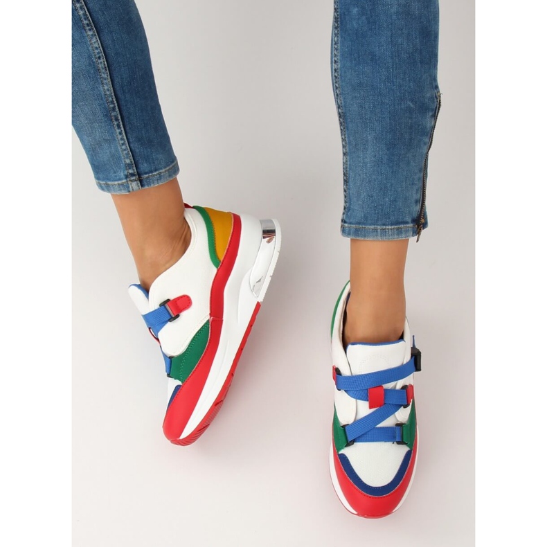 Pantofi sport colorate 8801 Albastru multicolor 1