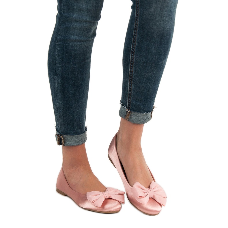 BELLAMILA Balerini din satin roz 1 BELLAMILA Balerini din satin roz 1