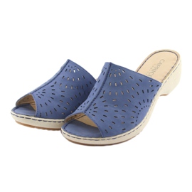 Pantofi pentru femei cu blugi Caprice 27351 albastru 3