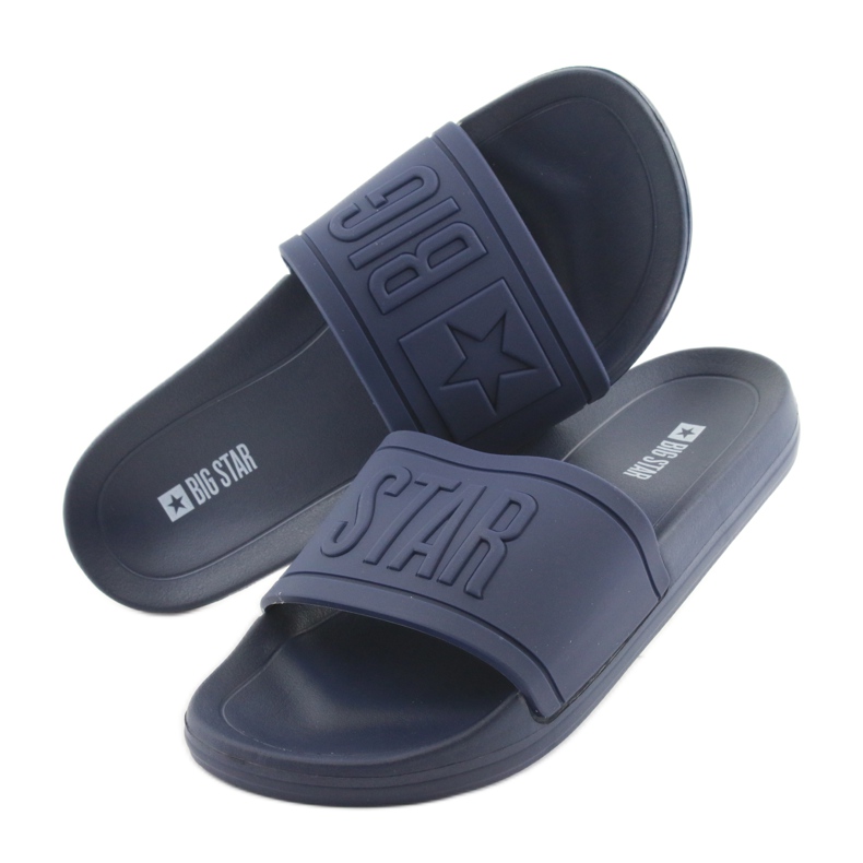 Papuci Big Star au profilat 274A269 bleumarin albastru marin 4