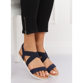 Sandale bleumarin pentru femei X565 Navy albastru marin 2