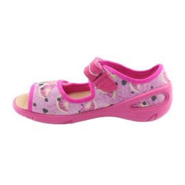 Pantofi pentru copii Befado pu 433X030 verde galben roz 2
