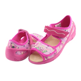 Pantofi pentru copii Befado pu 433X030 verde galben roz 4