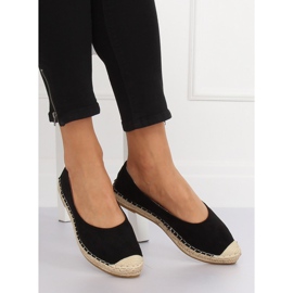 Espadrile negre de balerină N-2980 Negre negru 2