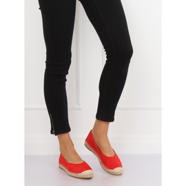 Espadrile cu balerină roșie N-2980 Roșu roşu 1