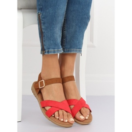Sandale de damă roșii 999 Roșu roşu 1