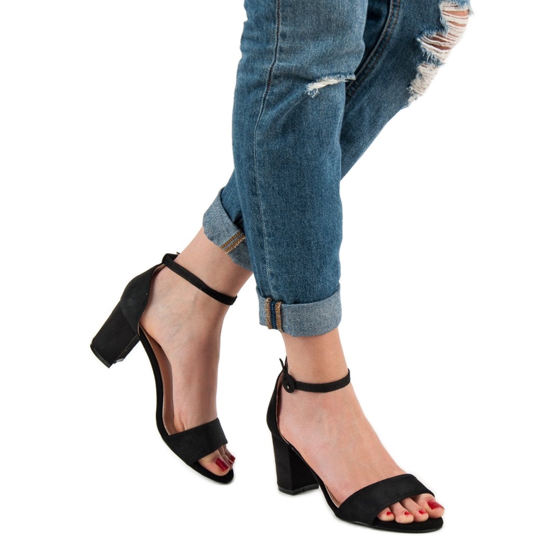 Sandale elegante VICES negru 2