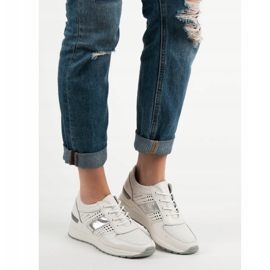 Filippo Adidași din piele alb 2