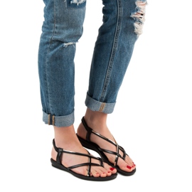 Camo Sandale alunecate negre negru 2