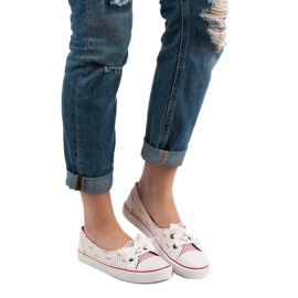 J. Star Adidași mici albi 2