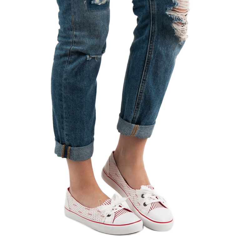 J. Star Adidași mici albi 2