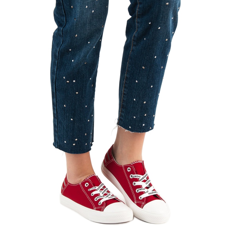 SHELOVET Adidași scăpați roșu 2