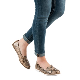 SHELOVET Lordsy Snake Print maro 2