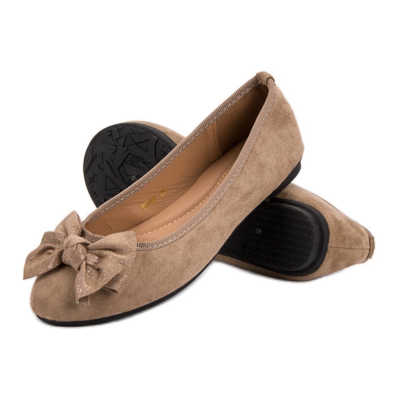 JESSY ROSS Balerină cu arc maro 1