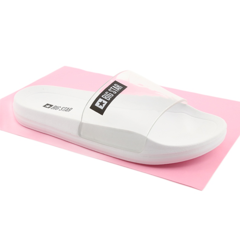 Sandale dama Big Star 274A258 alb negru 2