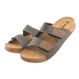 Papuci barbati Inblu TH015 maro 3 Papuci barbati Inblu TH015 maro 3