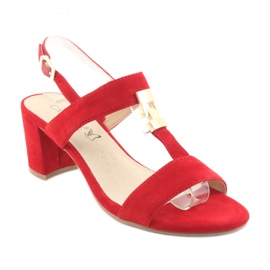 Sandale Red Caprice 28303 pe stâlp roșu 1