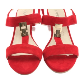 Sandale Red Caprice 28303 pe stâlp roșu 4