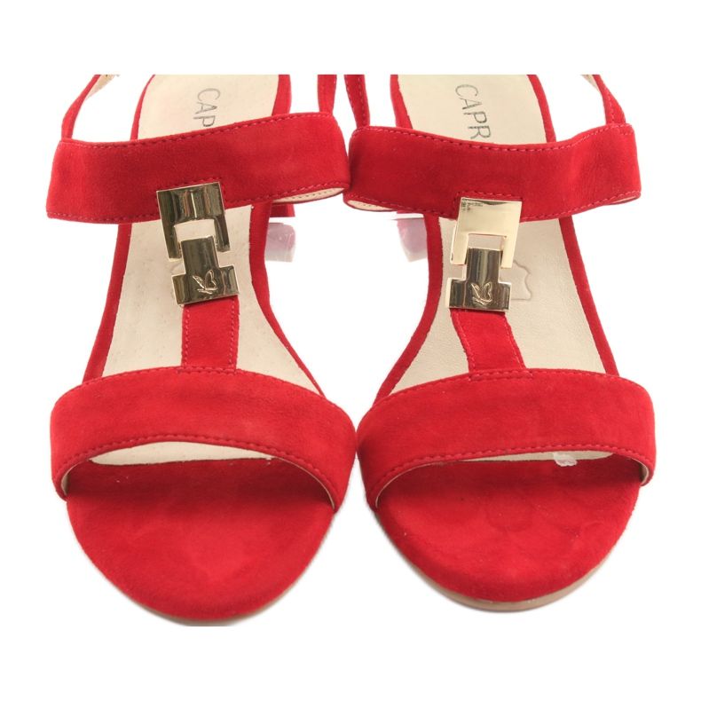 Sandale Red Caprice 28303 pe stâlp roșu 4 Sandale Red Caprice 28303 pe stâlp roșu 4