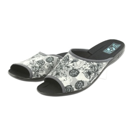 Papuci de damă Adanex 23981 gri negru ecru 3