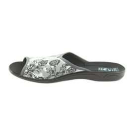 Papuci de damă Adanex 23981 gri negru ecru 2