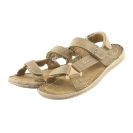 Sandale sport Velcro Riko 806 olive multicolor 3