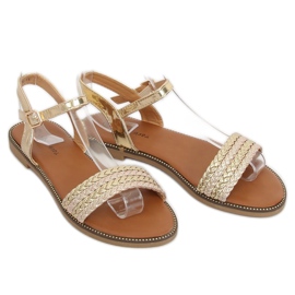 Sandale de aur pentru femei K-11 Gold 1