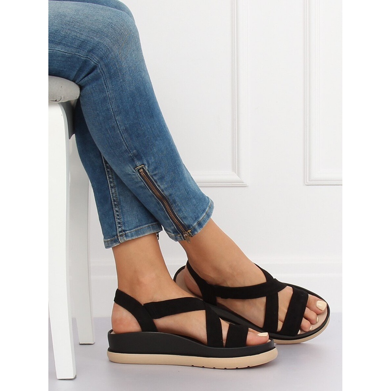 Sandale negre pentru femei G-199 Negre negru 1