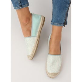Espadrile de menta pentru femei A629-ESP-1 Verde 3