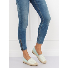Espadrile de menta pentru femei A629-ESP-1 Verde 2