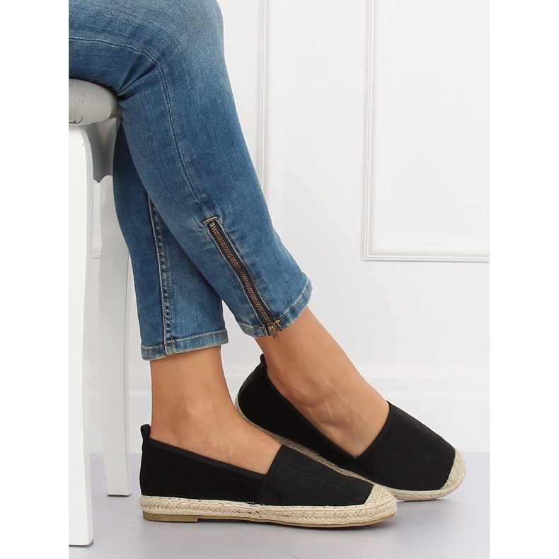 Espadrile de damă negre A629-ESP-1 Negre negru 2