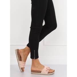 Papuci espadrile roz BJS-002 Roz 1 Papuci espadrile roz BJS-002 Roz 1