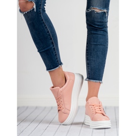 SHELOVET Încălțăminte sport pudră roz 1