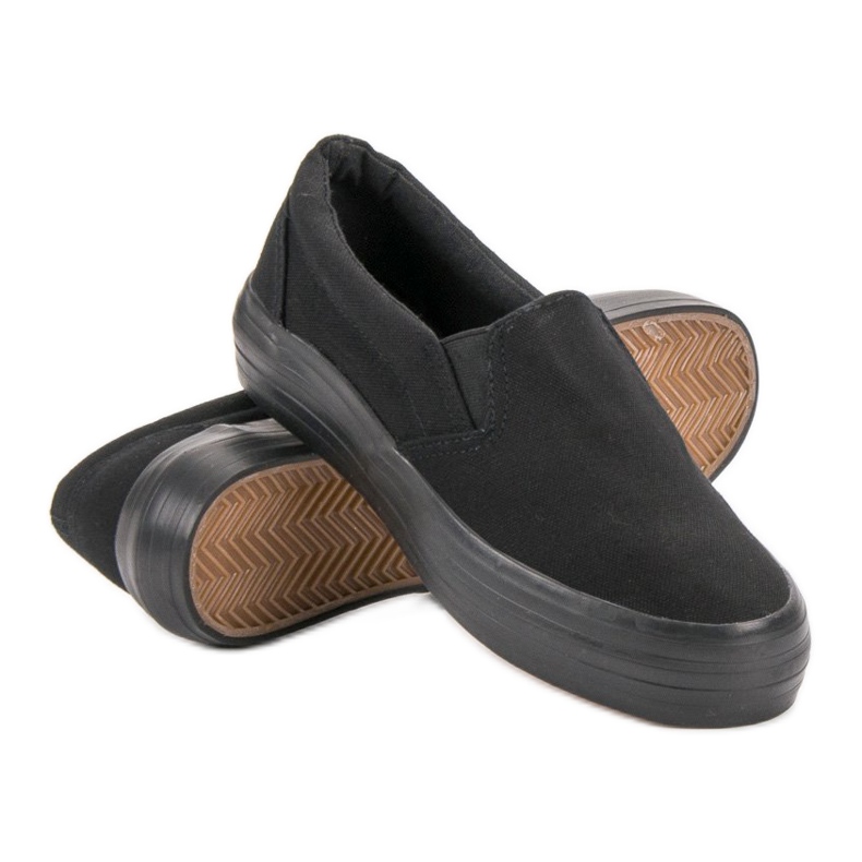 SHELOVET Sliponi casual negru 1 SHELOVET Sliponi casual negru 1