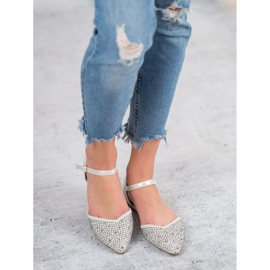 Primavera Ballerine fixate cu zirconiu cubic gri 2 Primavera Ballerine fixate cu zirconiu cubic gri 2